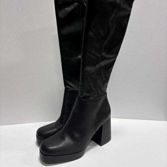 Steve Madden Women’s Kreo Platform Black Boots, Size 10 M - Picture 5 of 6